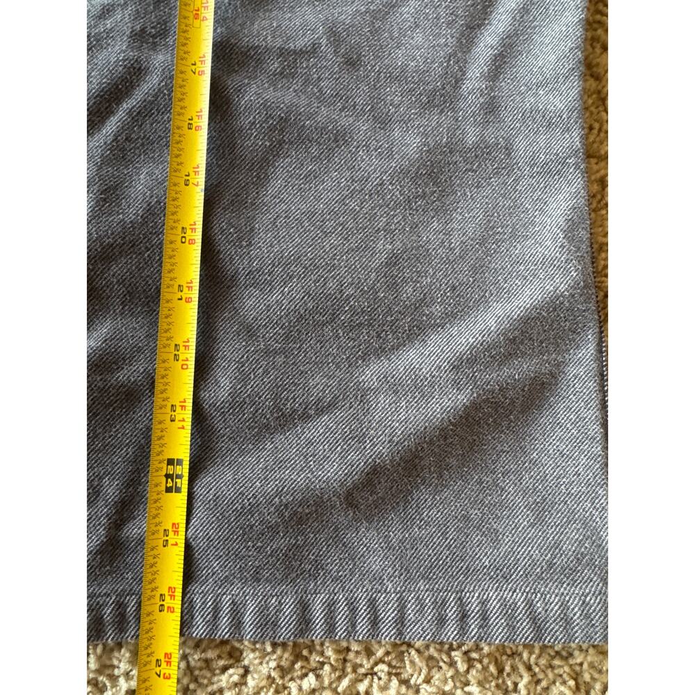 Patagonia Organic Cotton Black Gray Medium Flannel Button Up - Picture 7 of 8